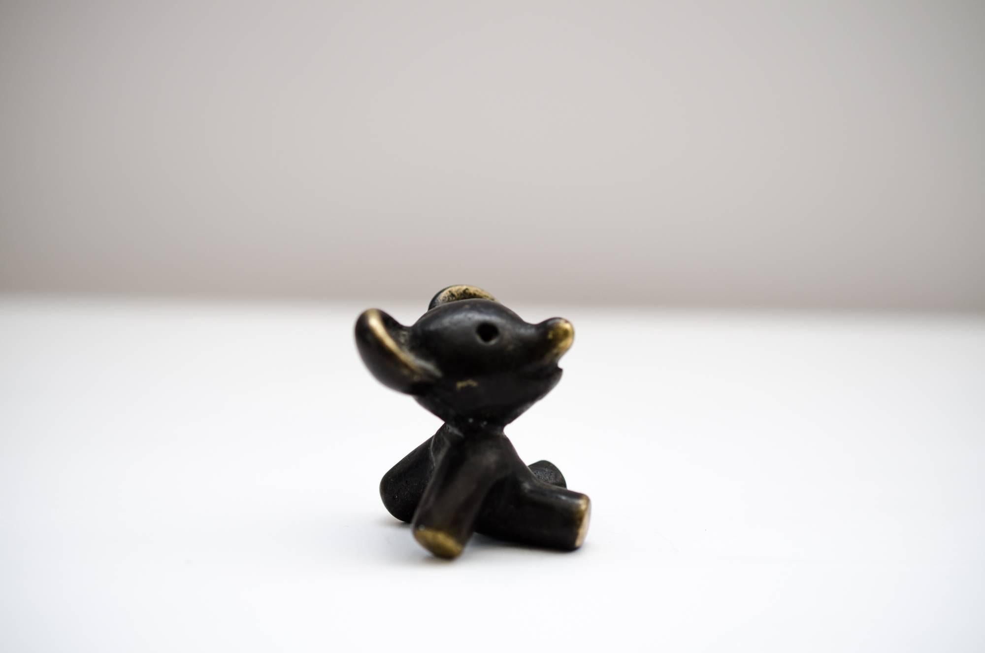 Blackened Walter Bosse Bear Figurine