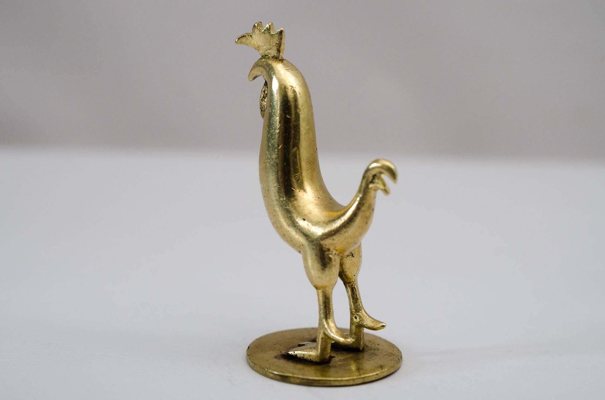 Mid-Century Modern Rooster Figurine by Hagenauer