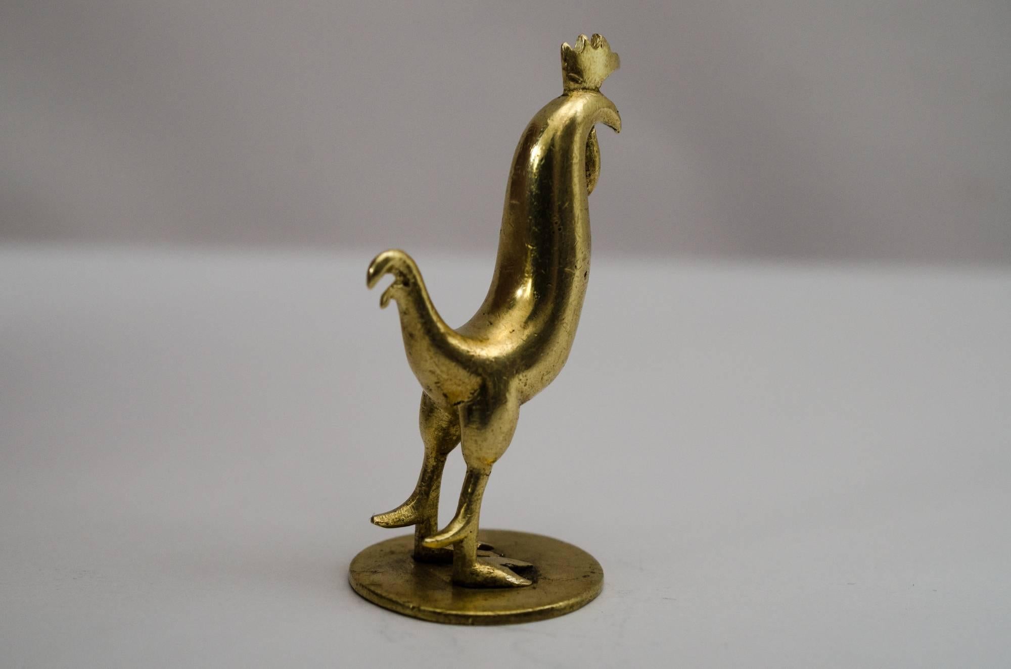 Rooster Figurine by Hagenauer In Excellent Condition In Wien, AT