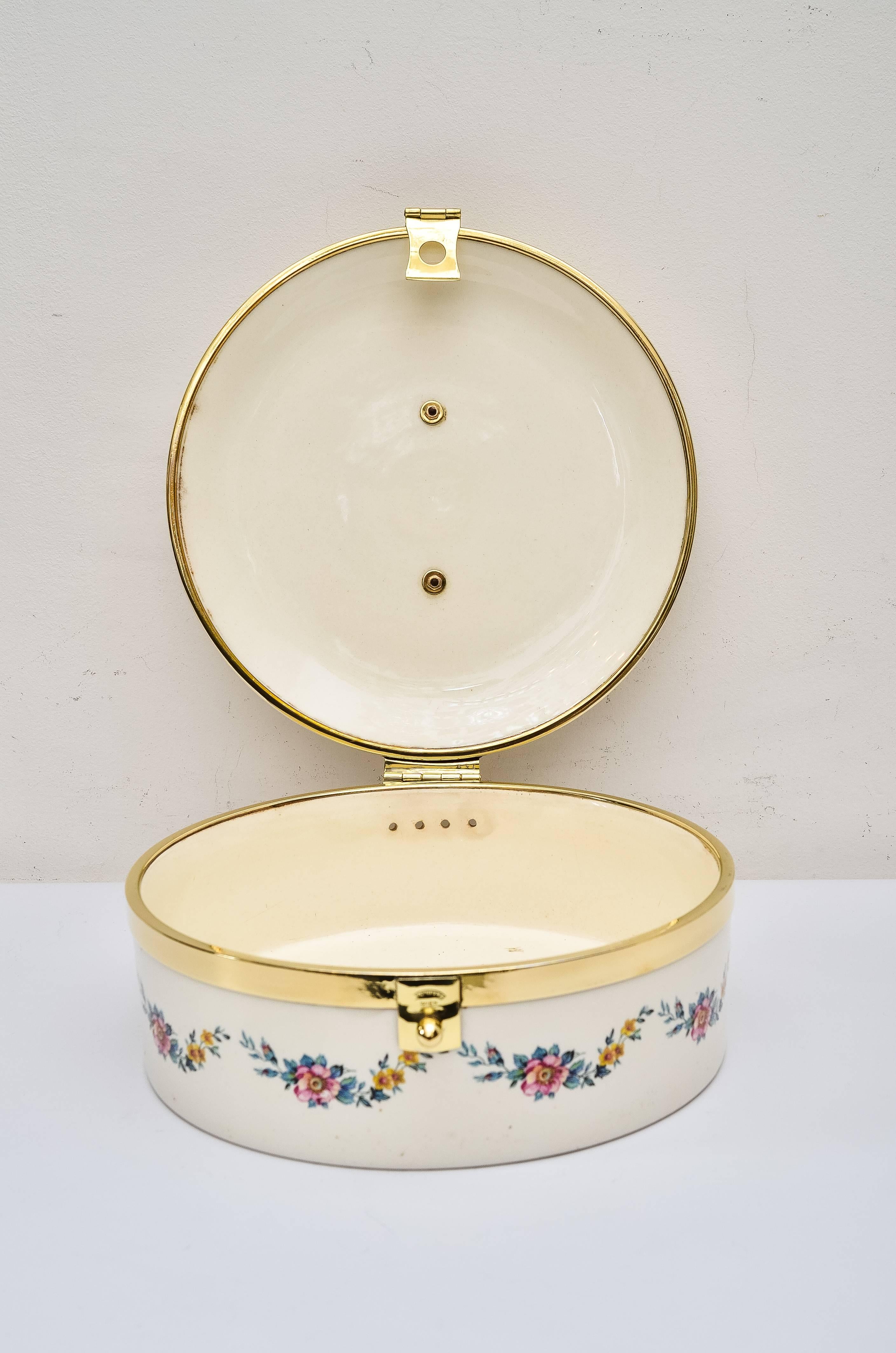 Art Deco Ceramic Bread Box, circa 1920 by Ditmar Urbach at 1stDibs
