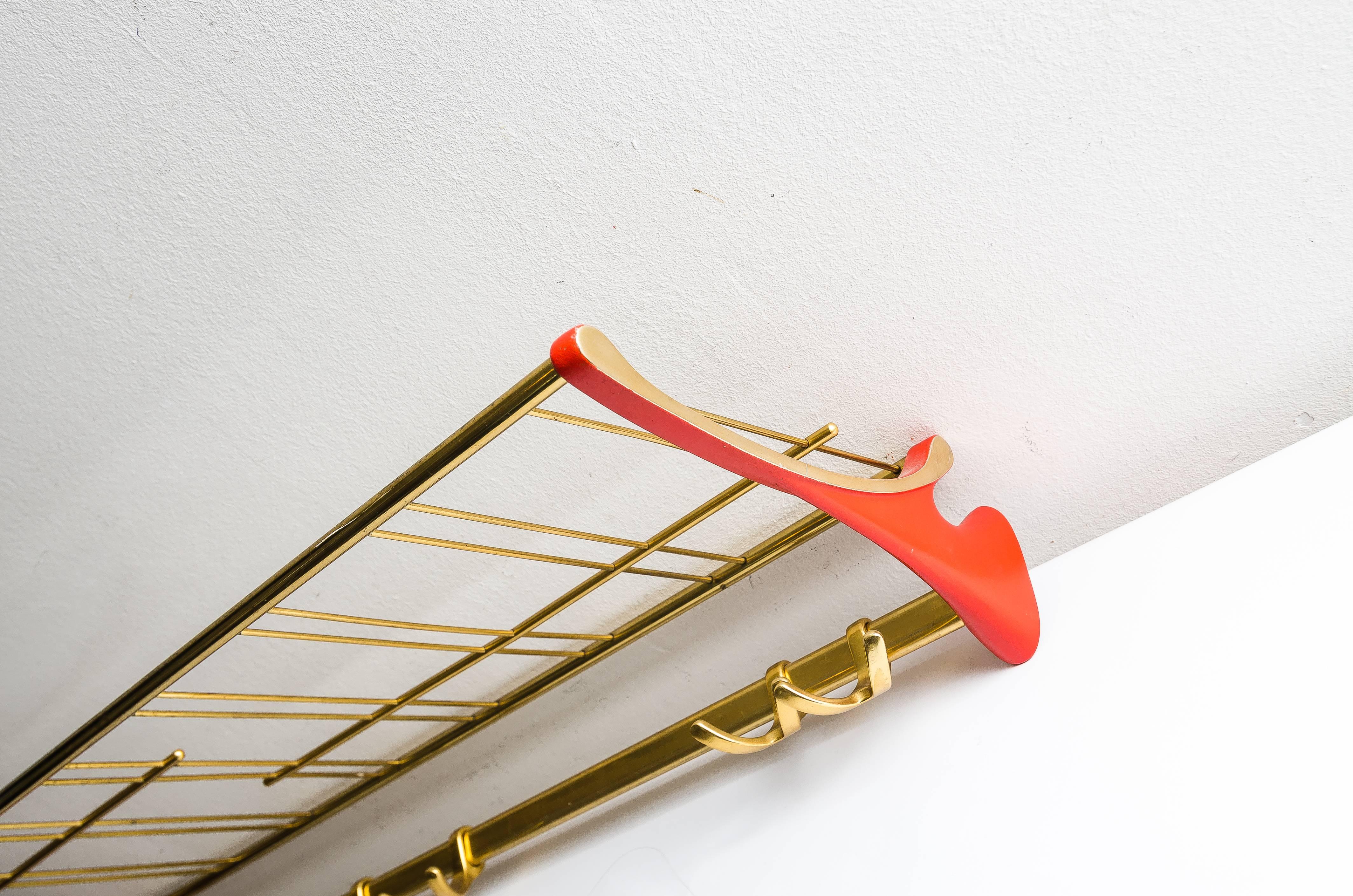 Mid-Century Modern Viennese Coat Rack, circa 1950s For Sale