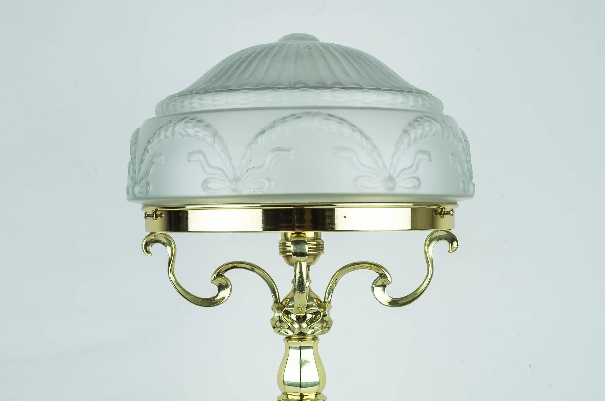 Jugendstil-Tischlampe, um 1908 (Österreichisch) im Angebot