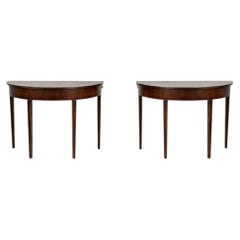 Demilune Table Ends, C. 1880