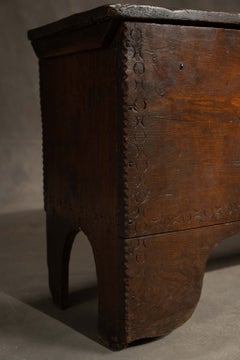 17th Century English Elm Sword Chest