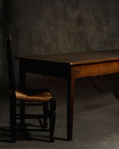 Large Oak Farmhouse Refectory Table, Georgian (C. 1830)