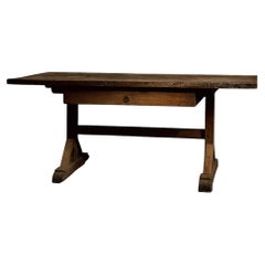 Spanish Catalan Walnut Table (C. 1800)