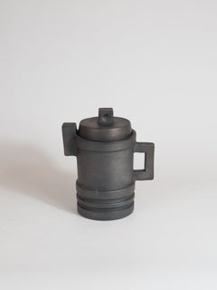 Mid-Century Brutalist Studio Ceramic Lidded Vessel or Pitcher, 1970s