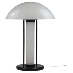 Lámpara de mesa posmoderna de cristal de Murano, diseñada por Bruno Gecchelin para Skipper & Pollux, 1980
