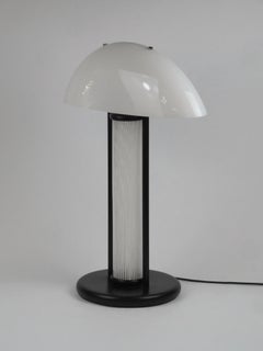 Lámpara de mesa posmoderna de cristal de Murano, diseñada por Bruno Gecchelin para Skipper & Pollux, 1980