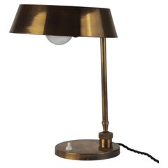 Mid-Century Modern Brass Desk Lamp attributed to Oscar Torlasco for Lumi 1950s