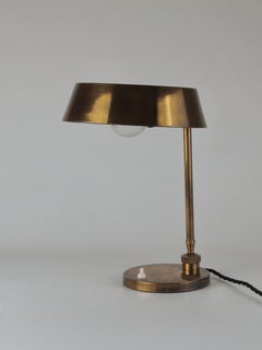 Mid-Century Modern Brass Desk Lamp attributed to Oscar Torlasco for Lumi 1950s