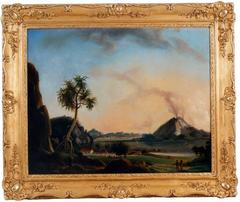 Pair of Colonial 19th Century Paintings