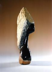 Zimbabwe Black Serpentine Sculpture "My Great Grandmother"