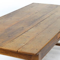 Rustic French Farmhouse Antique Oak Dining Table