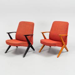 Pair of Bengt Ruda Lounge Chairs Nordiska Kompaniet