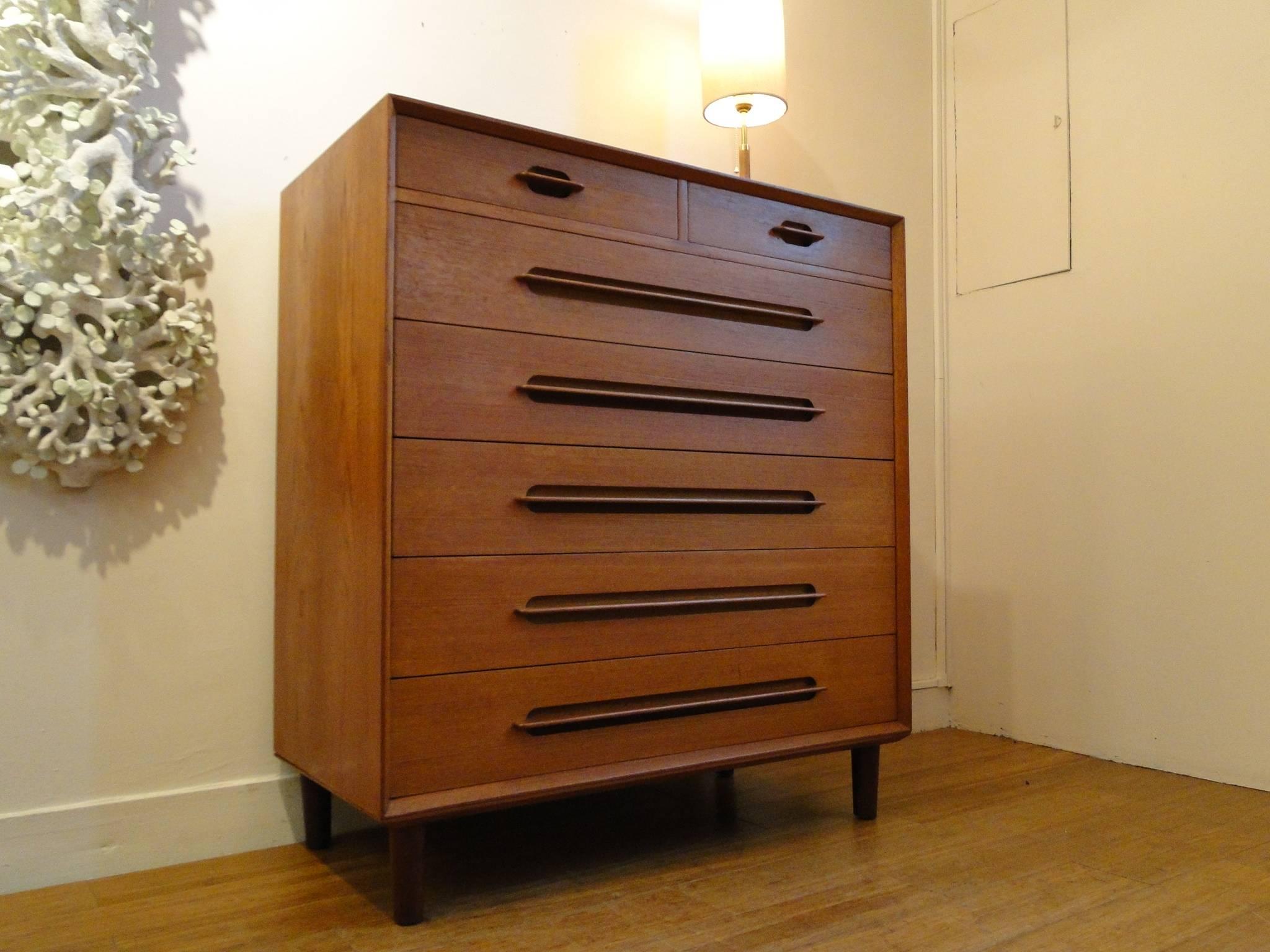 French Ejvind A. Johansson Chest of Drawers Model 91 by Gern Møbelfabrik in Denmark