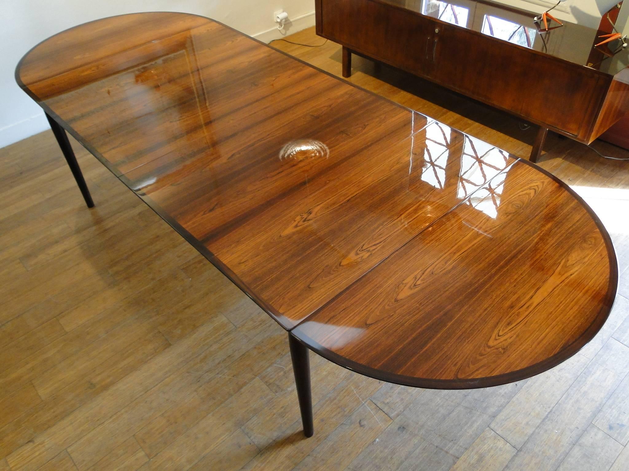 Arne Vodder Dining Table for Sibast Furniture In Excellent Condition For Sale In Saint-Ouen, FR