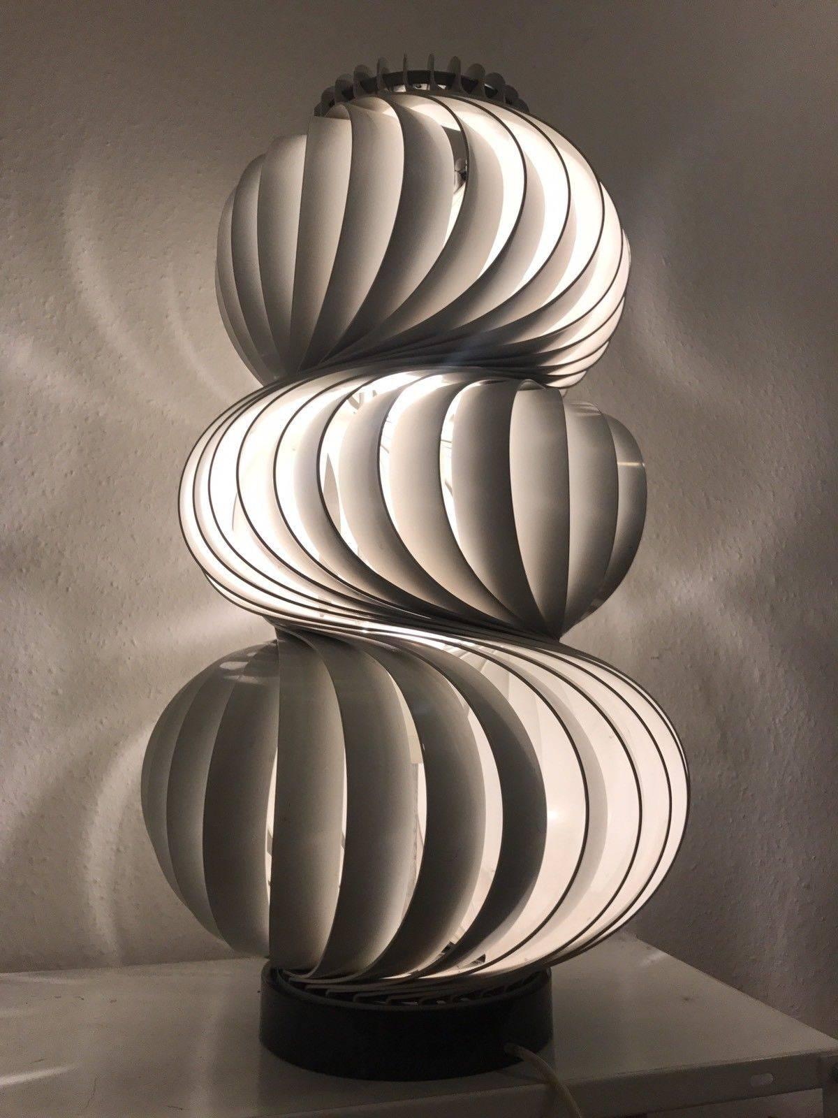 Enameled Stunning Olaf von Bohr “Medusa” Table Lamp Valenti For Sale