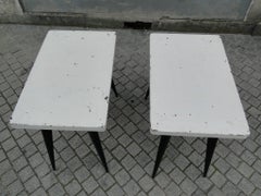 French Industrial Tolix Table by Xavier Pauchard, 1940s