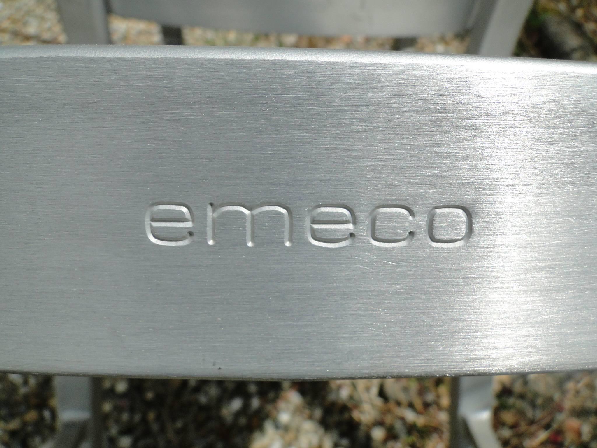 American Emeco Two Chairs 1006 Navy Aluminium