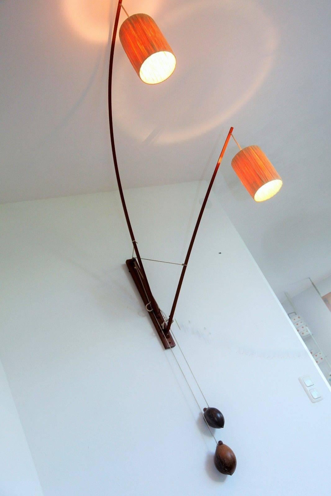 Rare Wall Light by Rupprecht Skrip in Excellent Condition, 1950s, Mid-Century For Sale 3