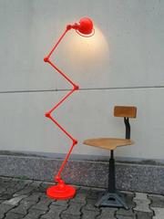 Five-Armed Jielde Floor Desk Reading Lamp Painted