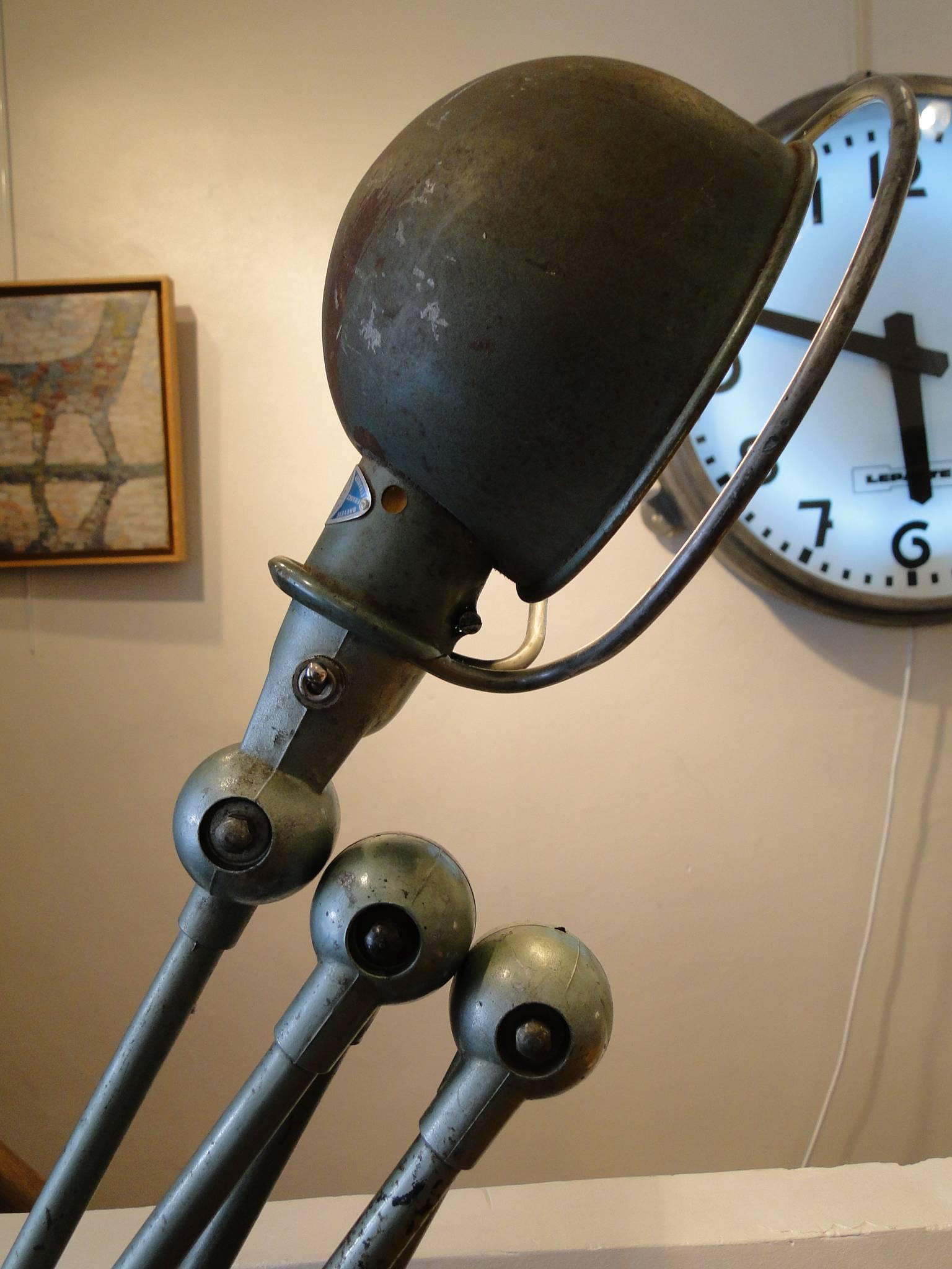Mid-20th Century Vintage Five-Arm Standard Lamp by Jean Louis Domecq for Jielde Lyon