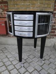 1950s French Dental Cabinet Girator Rotating Medical Furniture