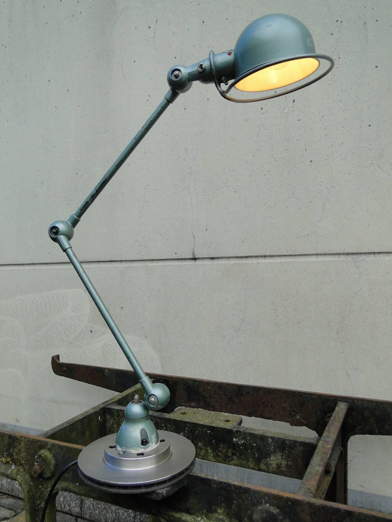 Two-Arm French Industrial Jielde Lamp Lyon In Excellent Condition In Saint-Ouen, FR