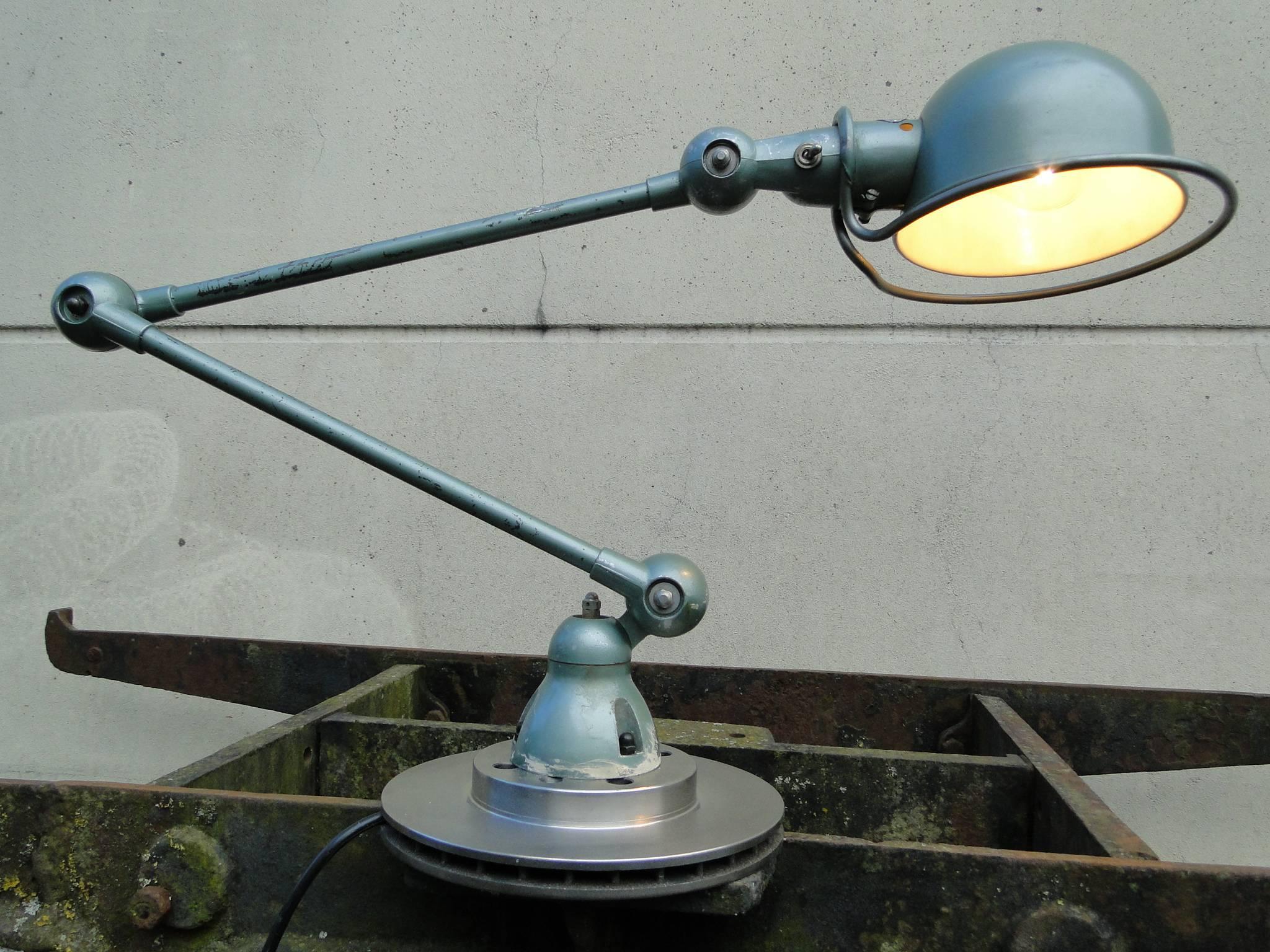 Aluminum Two-Arm French Industrial Jielde Lamp Lyon