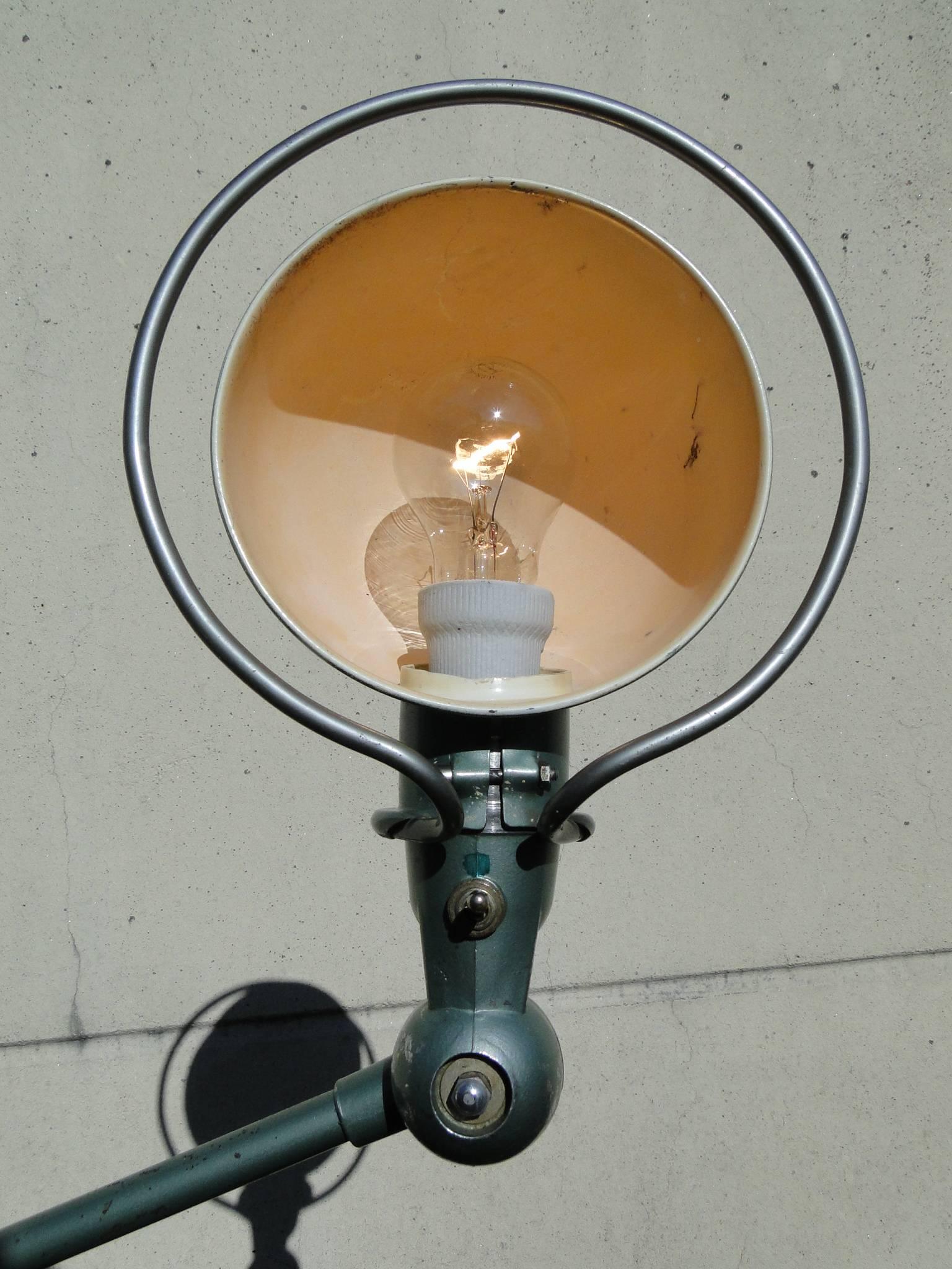 Aluminum Two-Arm French Industrial Jielde Lamp Lyon