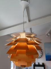 Early Large Ph Artichoke Copper Lamp by Poul Henningsen Louis Poulsen