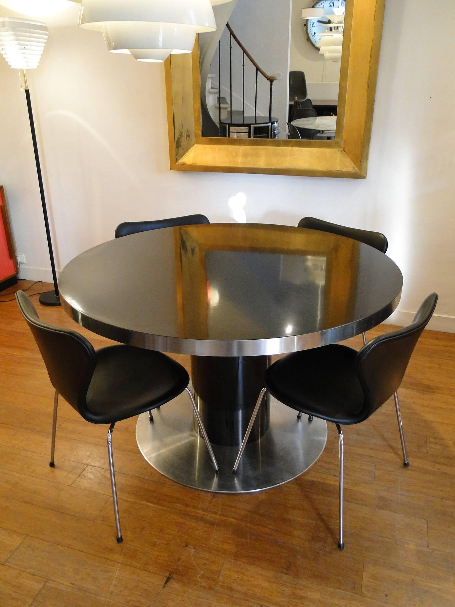 Mid-Century Modern Willy Rizzo Dining Table 