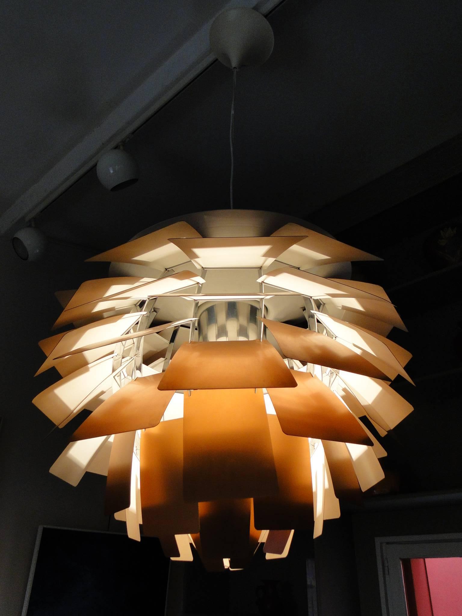 Scandinavian Modern Early Extra Large, Ph Artichoke Lamp by Poul Henningsen Louis Poulsen