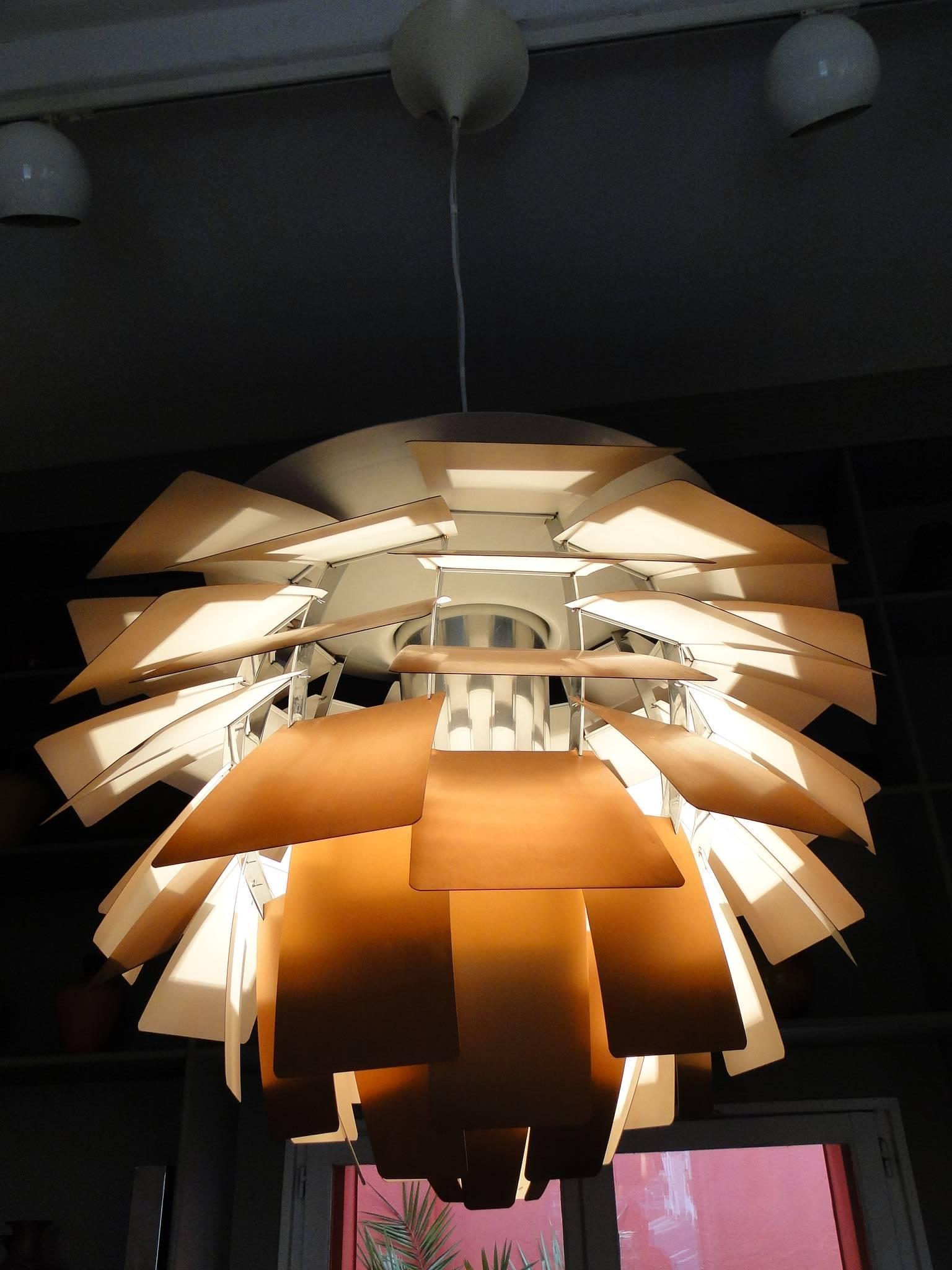 Danish Early Extra Large, Ph Artichoke Lamp by Poul Henningsen Louis Poulsen