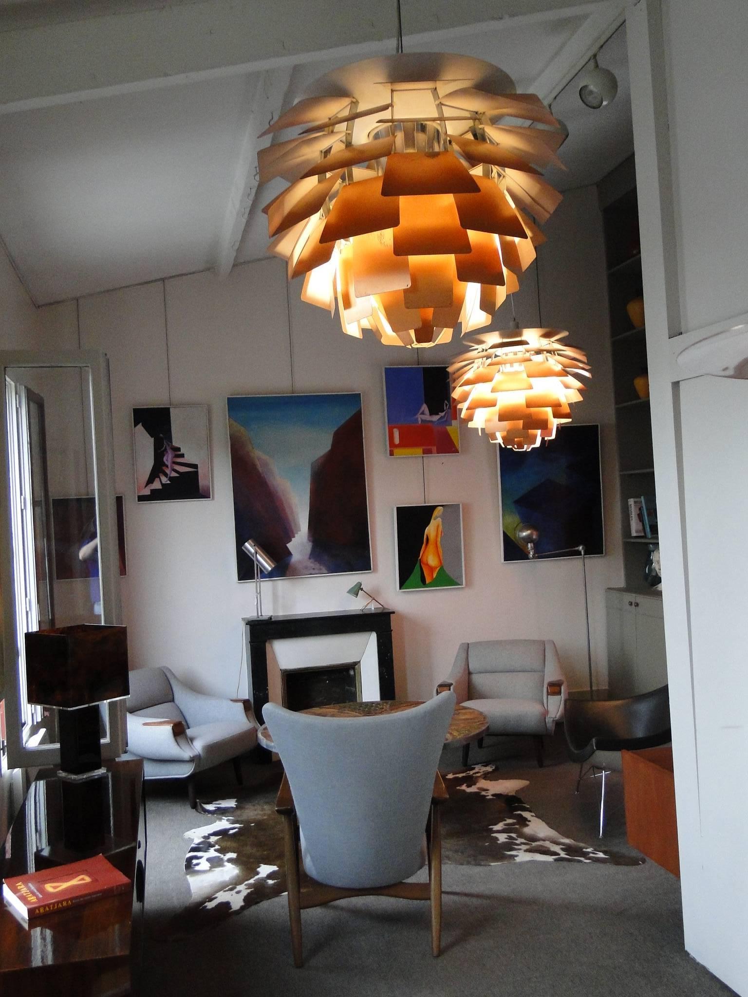 Early Extra Large, Ph Artichoke Lamp by Poul Henningsen Louis Poulsen In Good Condition For Sale In Saint-Ouen, FR
