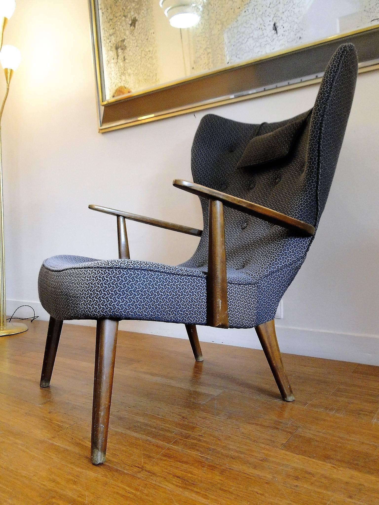 Mid-20th Century Pragh Chair by Madsen & Schubel For Sale