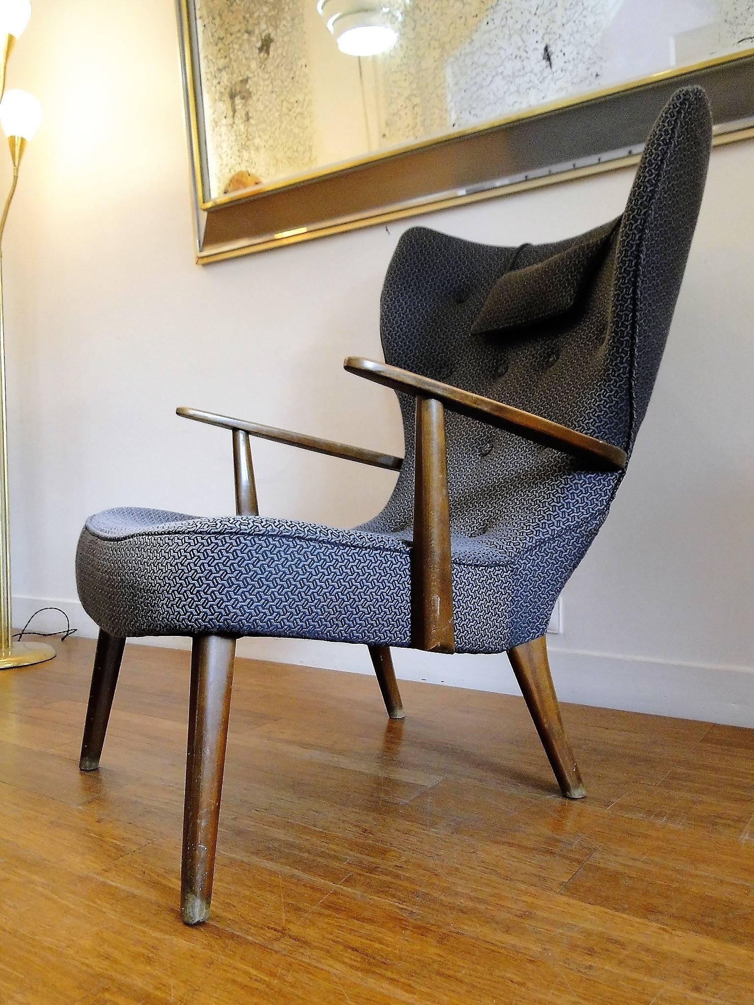 Pragh Chair by Madsen & Schubel In Good Condition For Sale In Saint-Ouen, FR