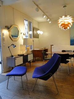 Pierre Paulin, Oyster Chair and Foot Stool