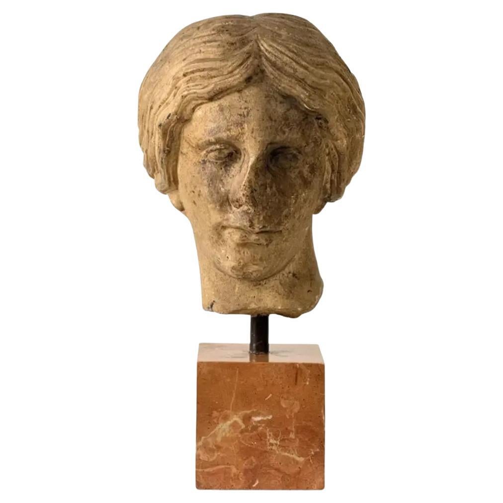 Marble Roman Head
