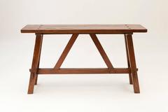 Monk Table Made with Teak Planks, Indonesia