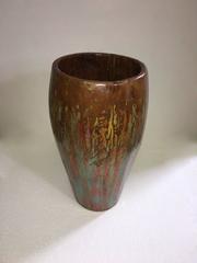 Antique Ceremonial Drum, Made Out of Teak Wood from Indonesia, circa 1920