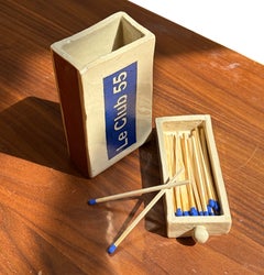 Ceramic Restaurant Matchbox by Catie Curry Ceramics, Functional Art