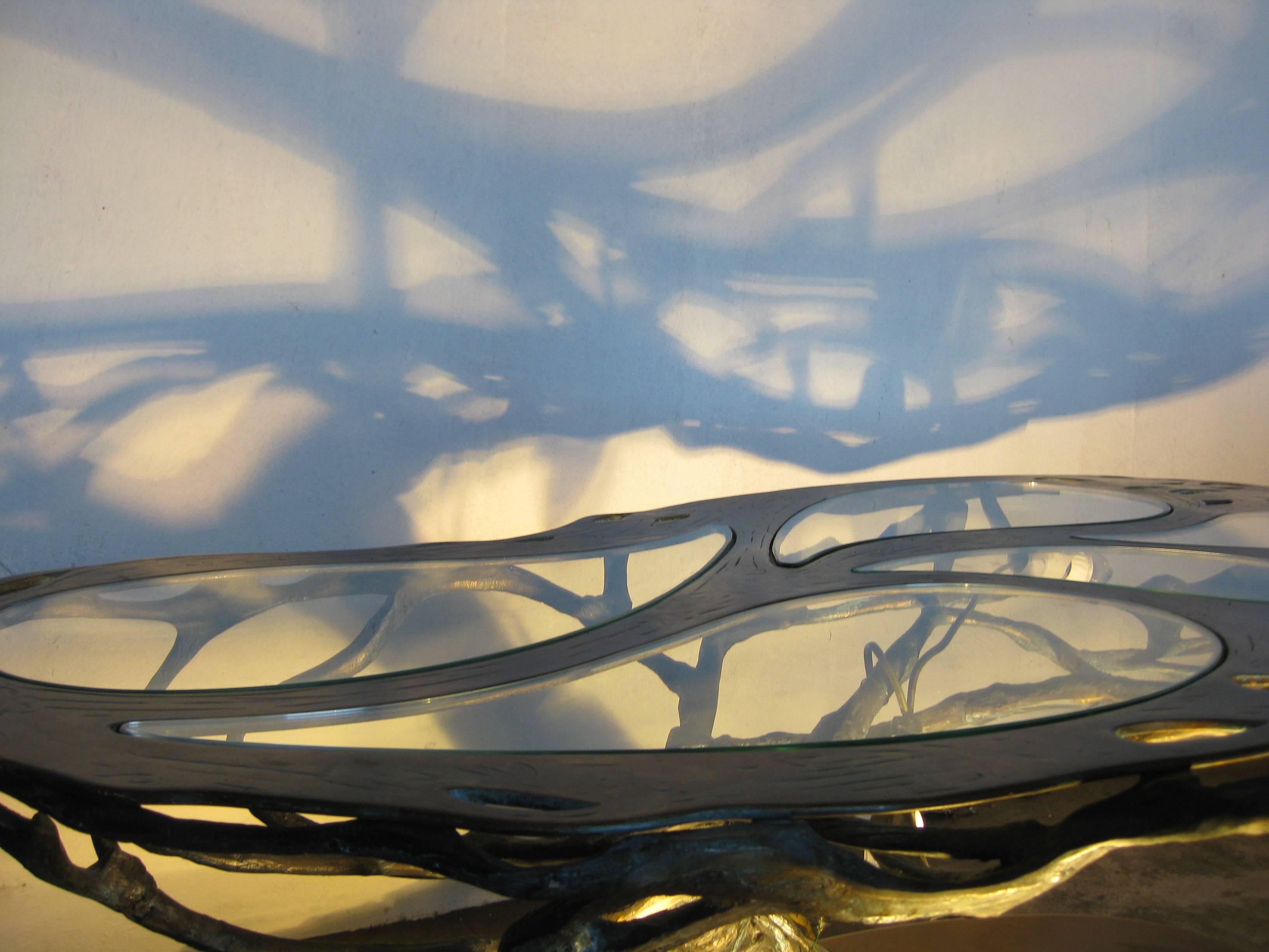 Italian Sculptural Coffee Table In Good Condition For Sale In Oosterbeek, NL