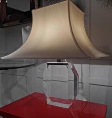 1970s "Gem" Lucite Table Lamp by Albrizzi