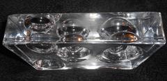1970s Cristal Table Sculpture by Daum France