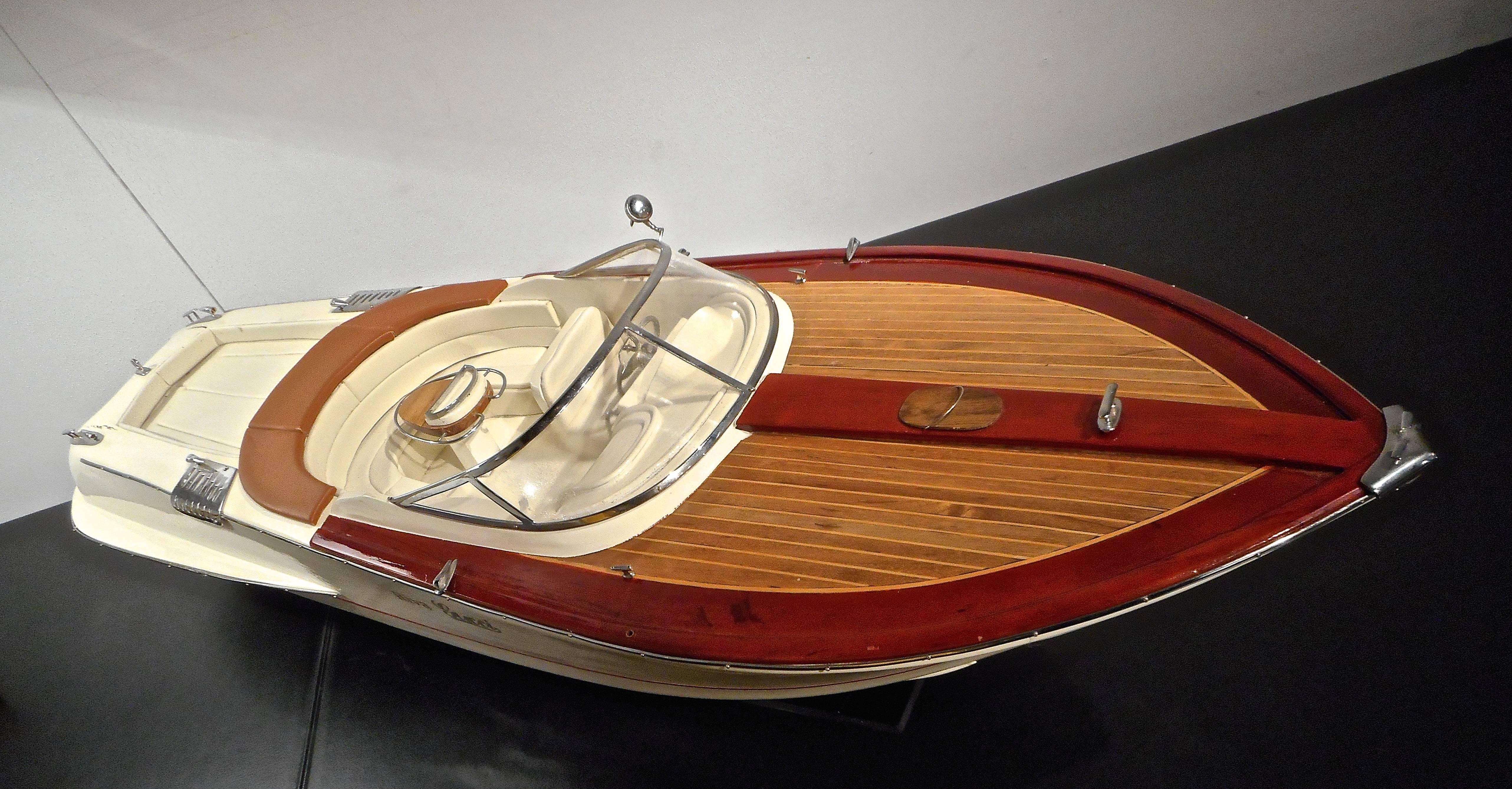 Brass Model of a Riva Designed by Gucci