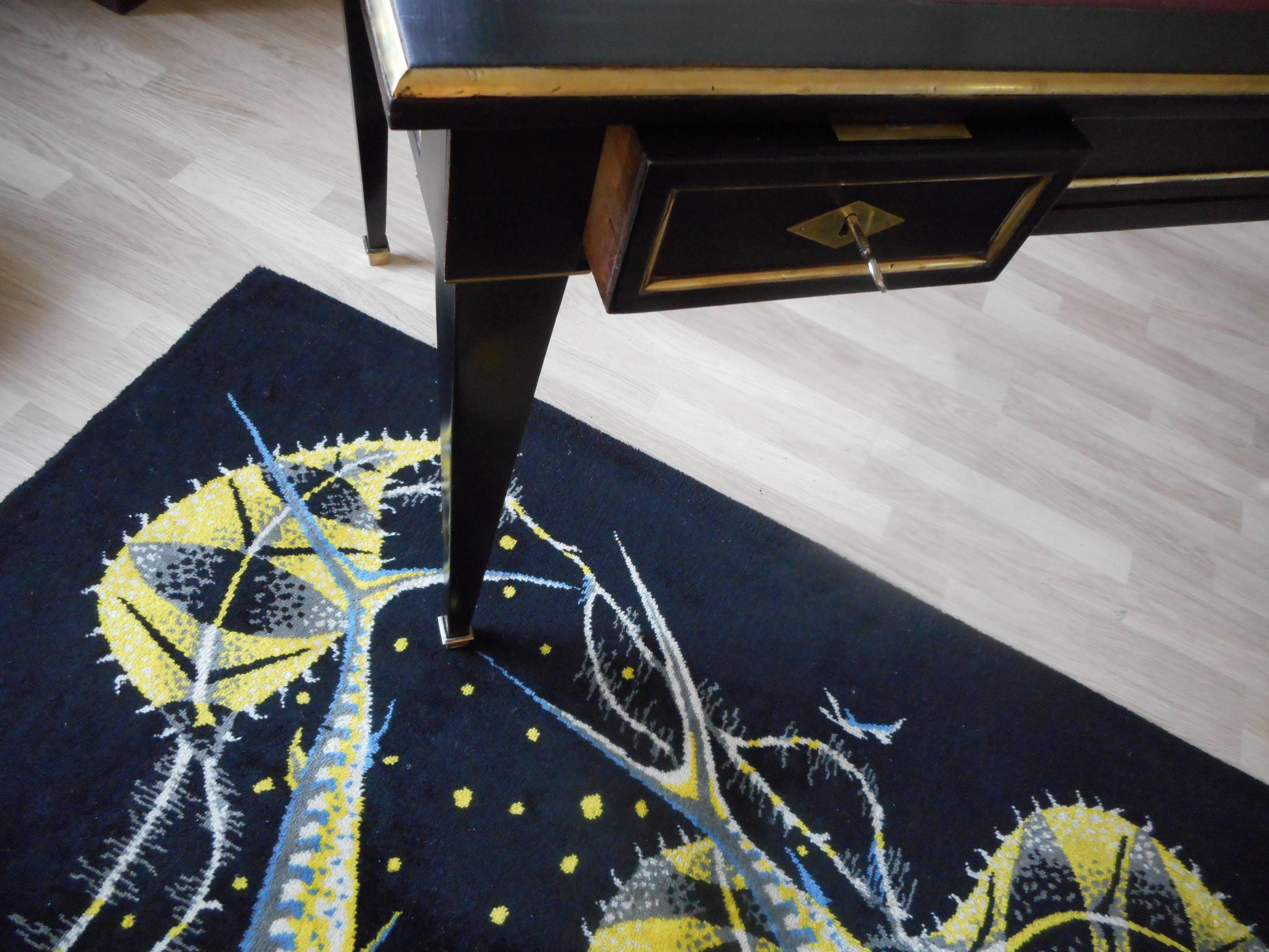 Ebonized Louis XVI Desk by Maison Jansen 1