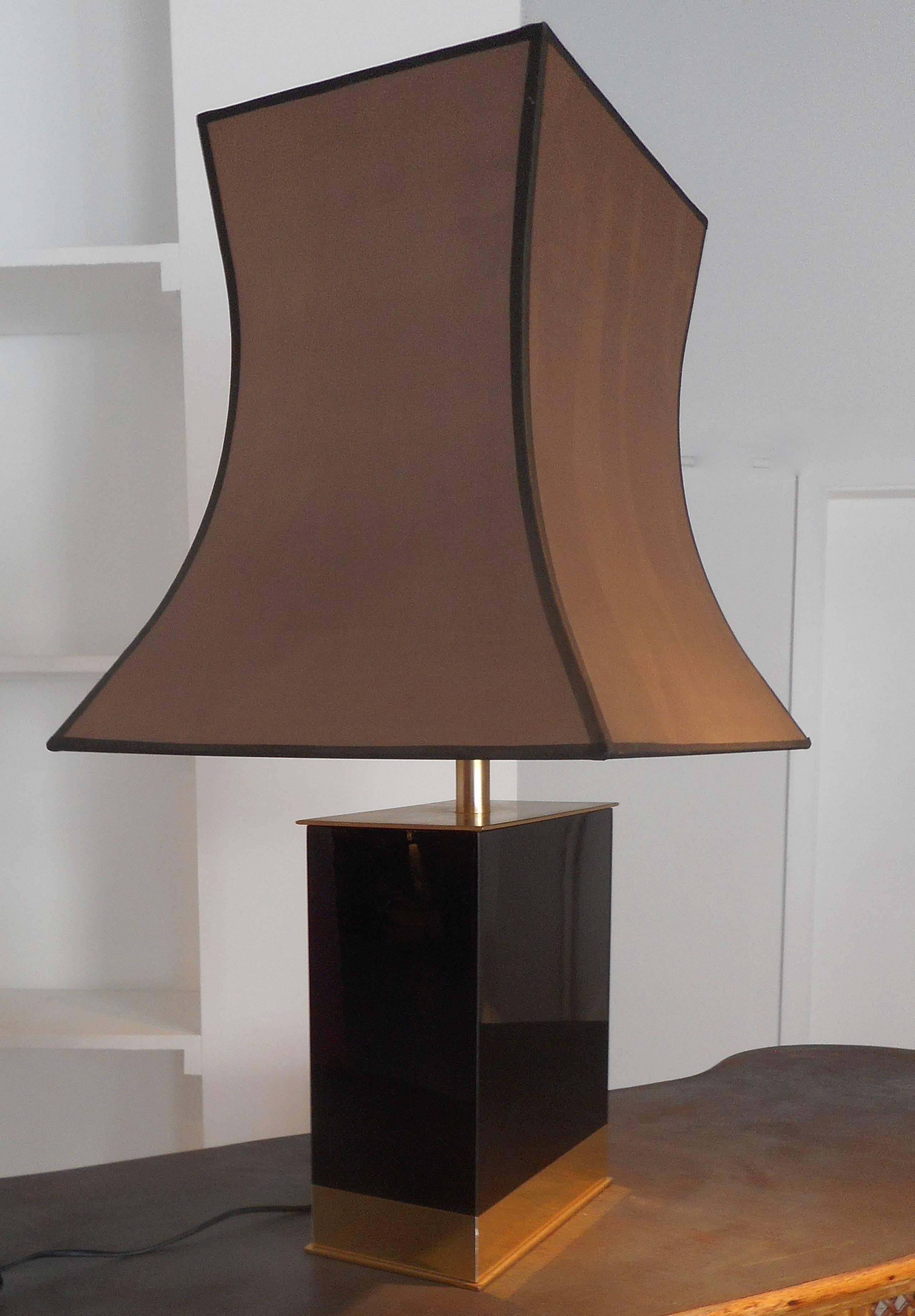 Late 20th Century 1970s Table Lamp by Decorator Jean-Claude Mahey For Sale