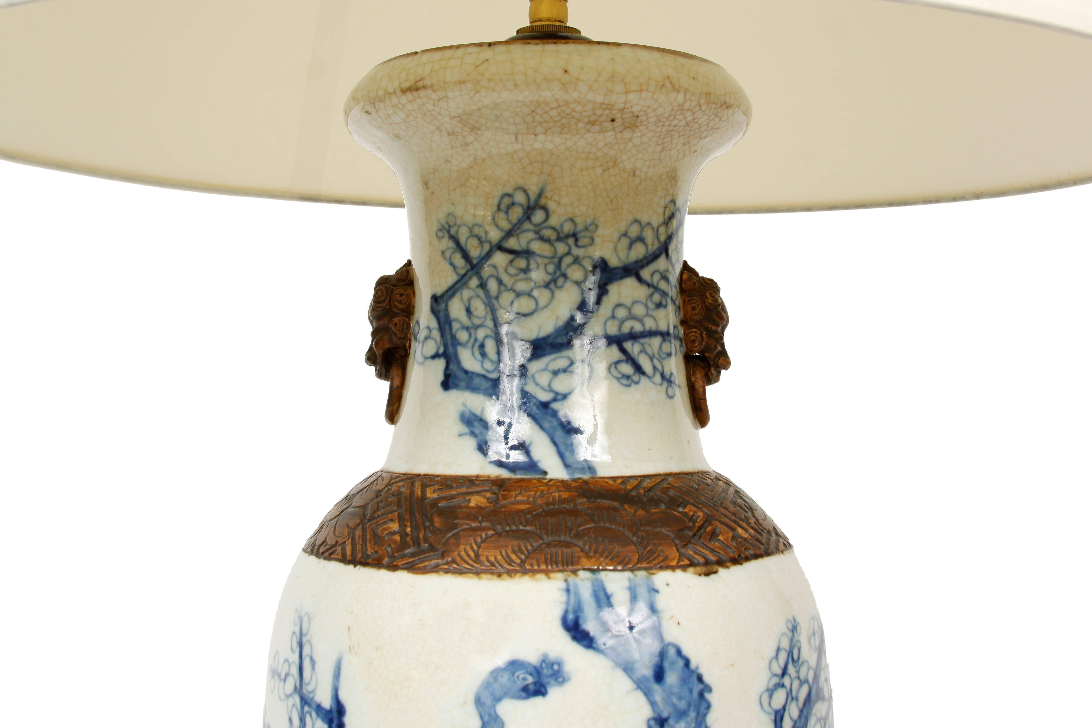 20th Century Pair of Vintage Chinese Export Lamps